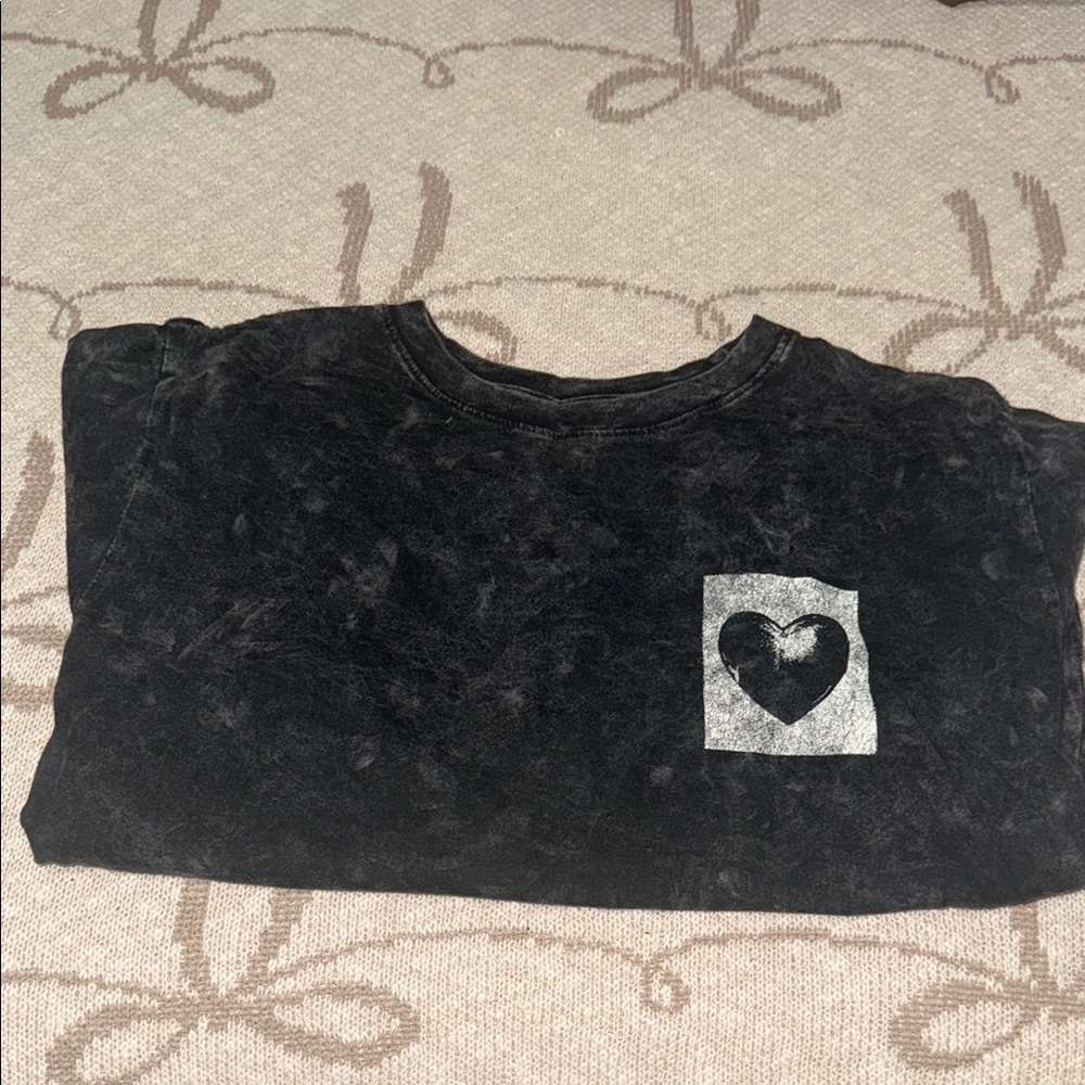 Mighty Fine Black Heart Sweatshirt